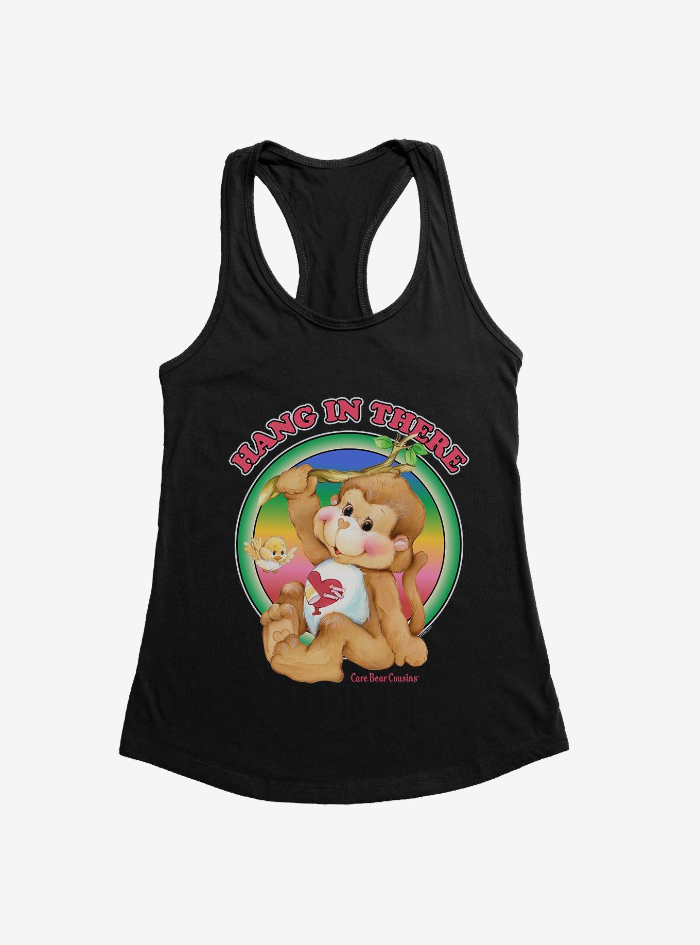 Care Bear Cousins Playful Heart Monkey Hang In There Womens Tank Top, , hi-res