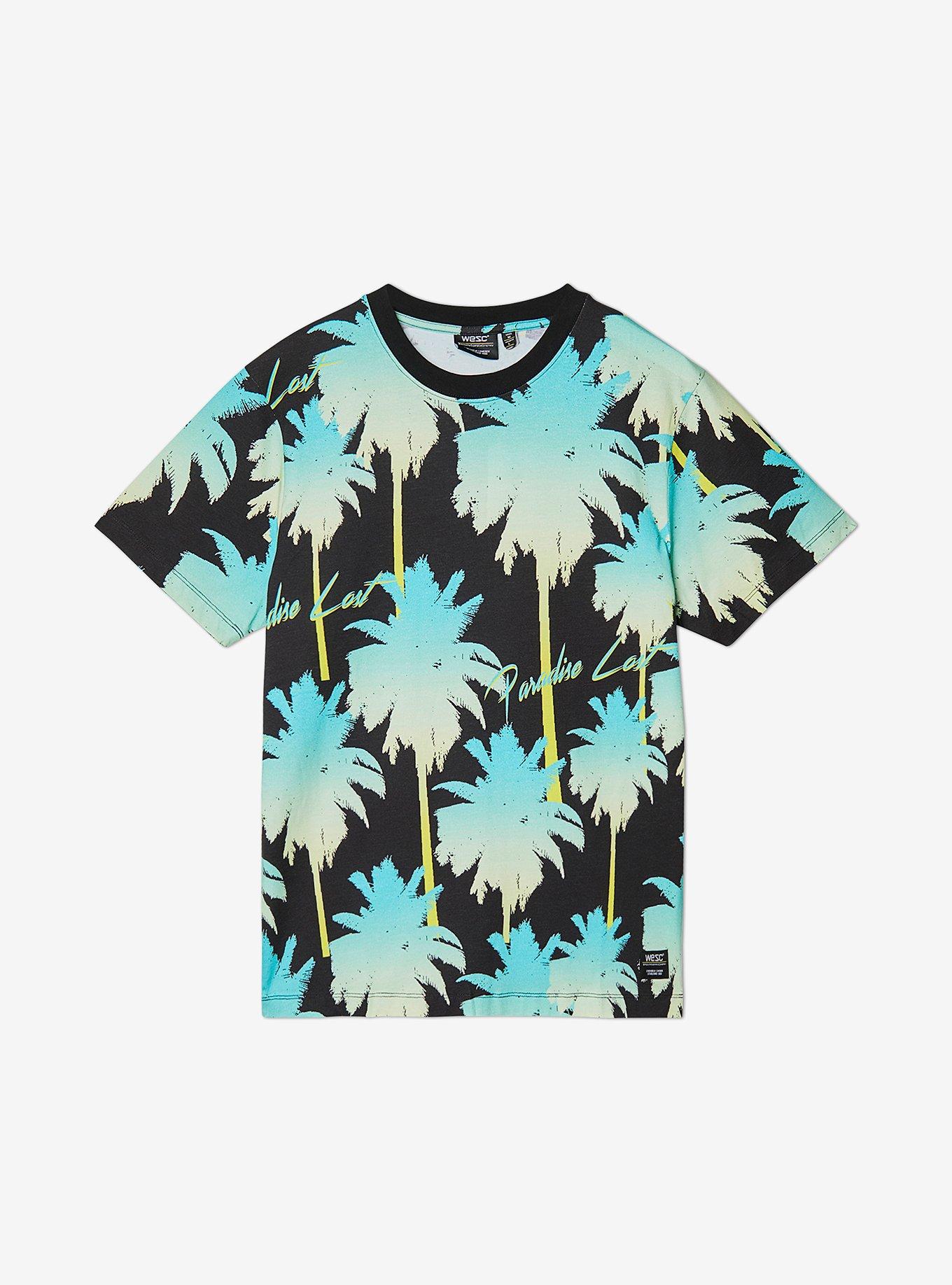 WeSC Max Paradise Lost Tee, SAFETY YELLOW, hi-res