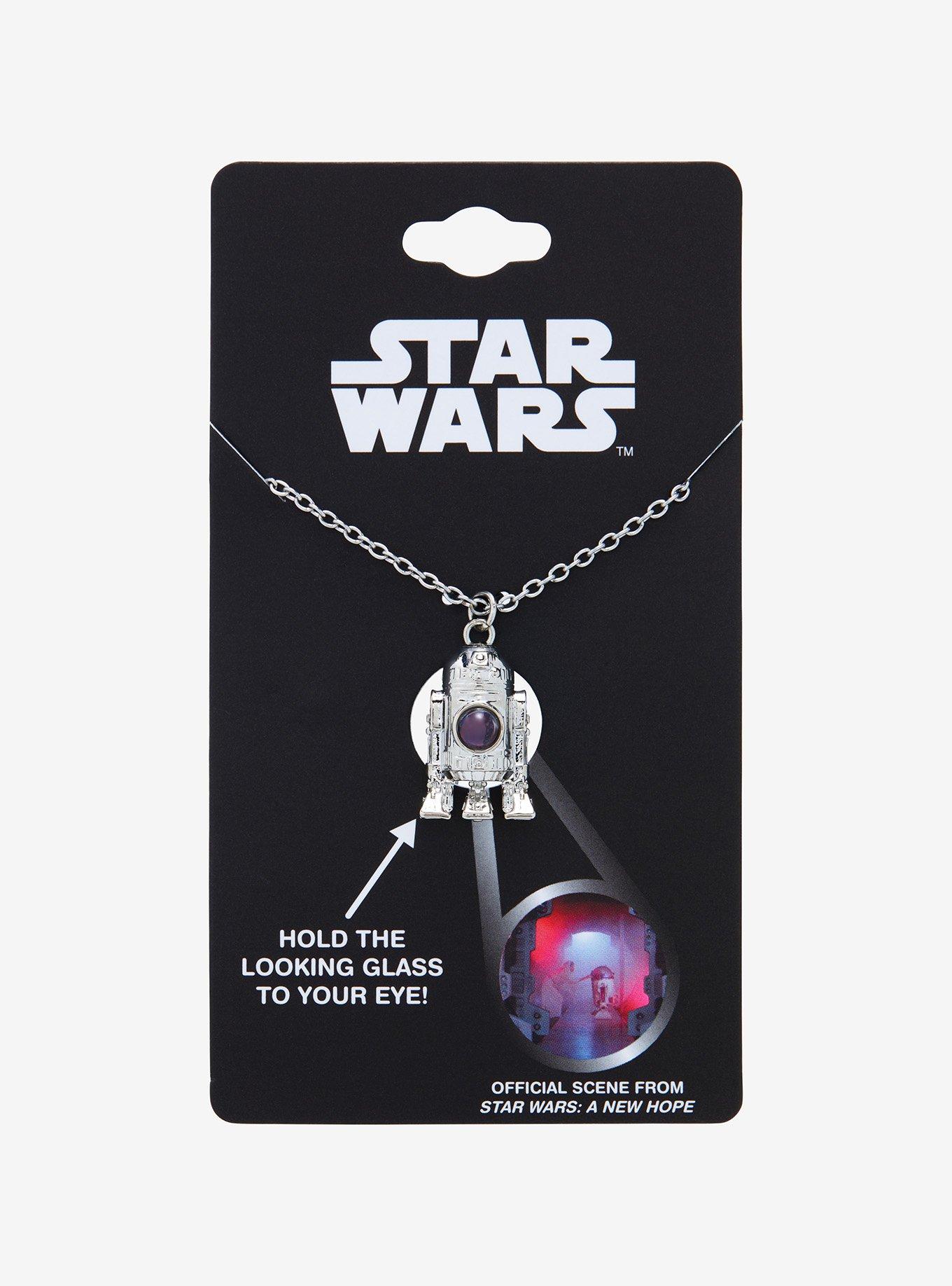 Star Wars R2-D2 Looking Glass Necklace, , hi-res