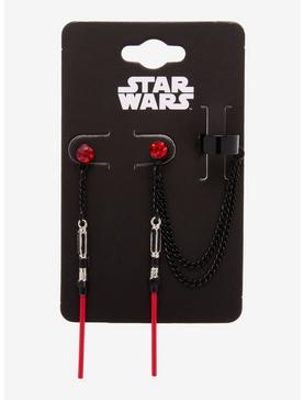 Star Wars Darth Vader Lightsaber Cuff Earrings, , hi-res