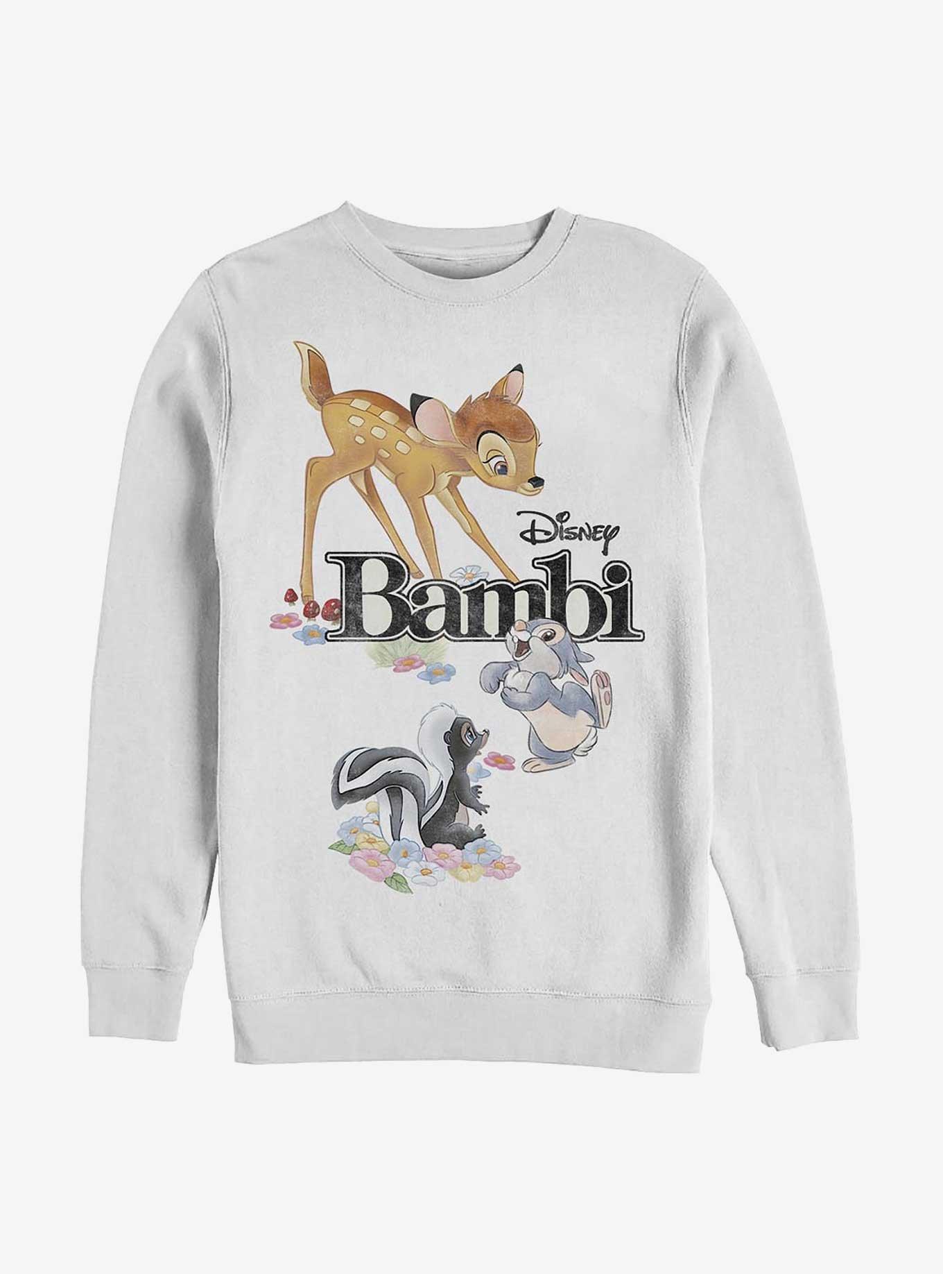 Disney Bambi And Friends Sweatshirt, WHITE, hi-res