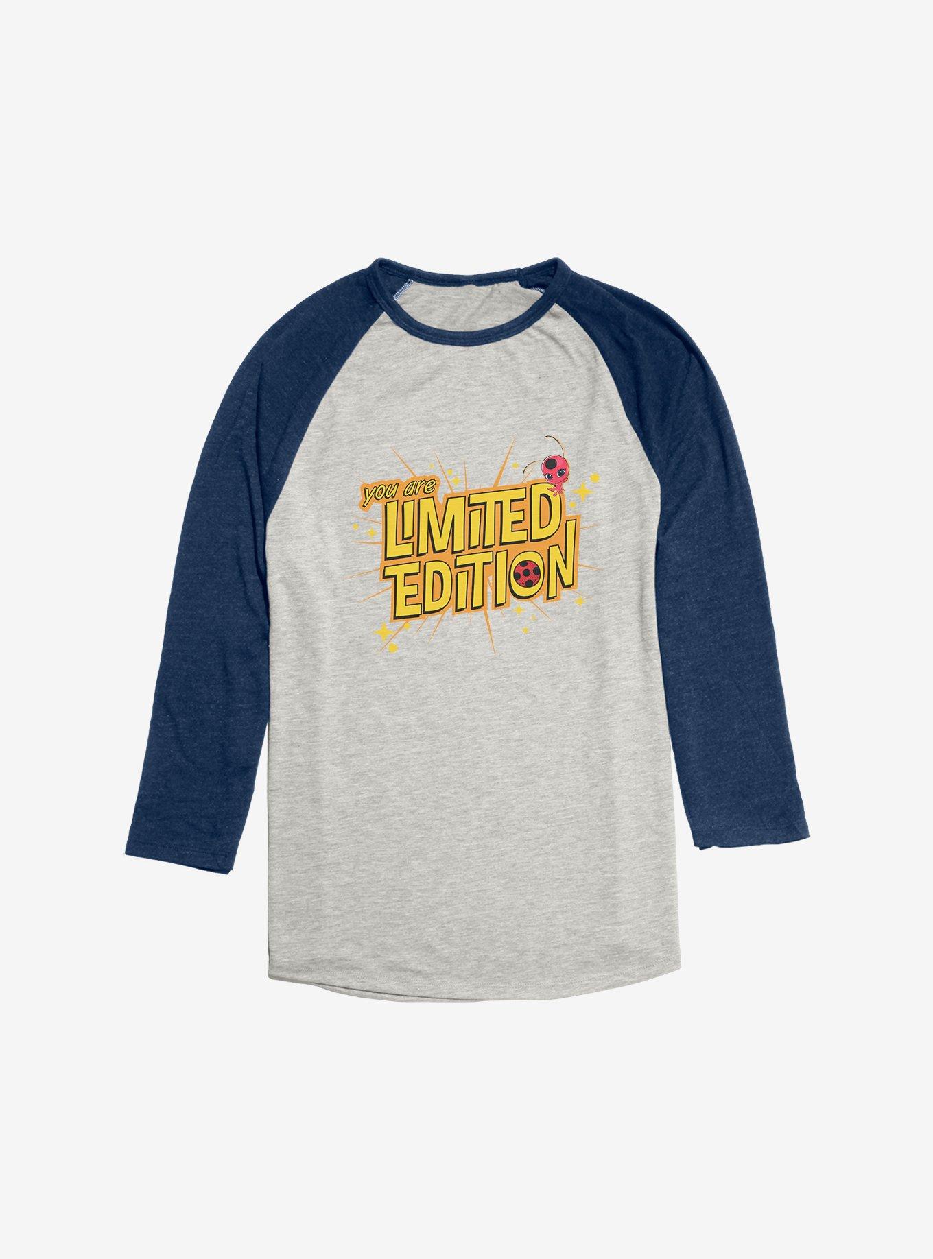 Miraculous: Tales Of Ladybug & Cat Noir Limited Edition Raglan T-Shirt, Oatmeal With Navy, hi-res