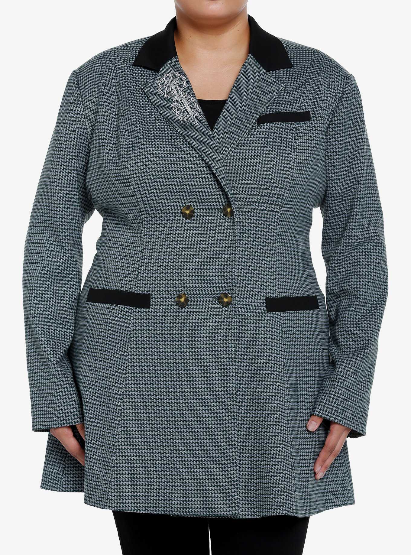 Her Universe Marvel Loki Sylvie Houndstooth Girls Coat Plus Size, , hi-res