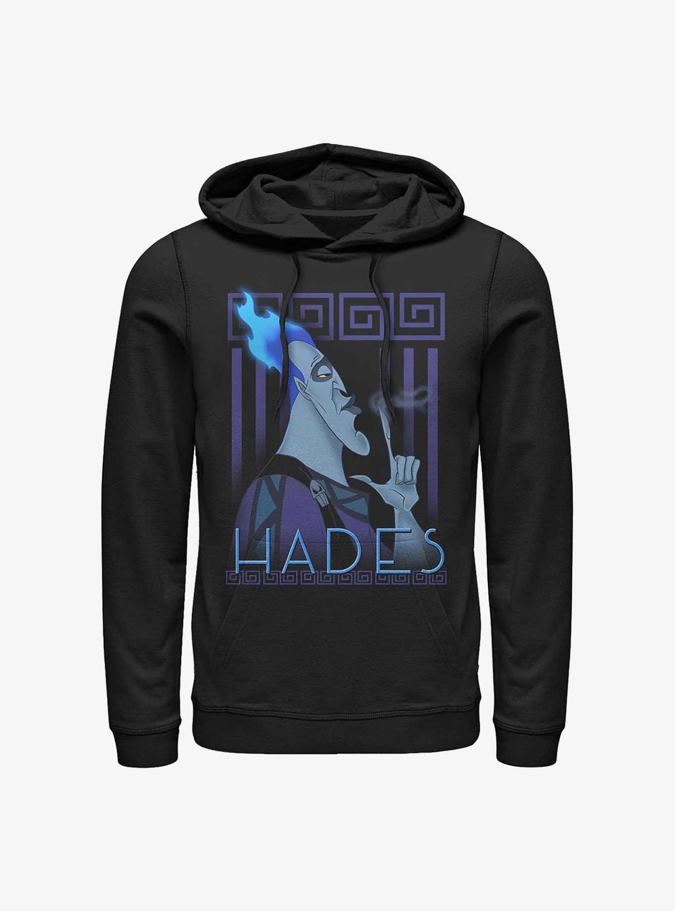 Disney Hercules Hades Finger Smoke Hoodie, BLACK, hi-res