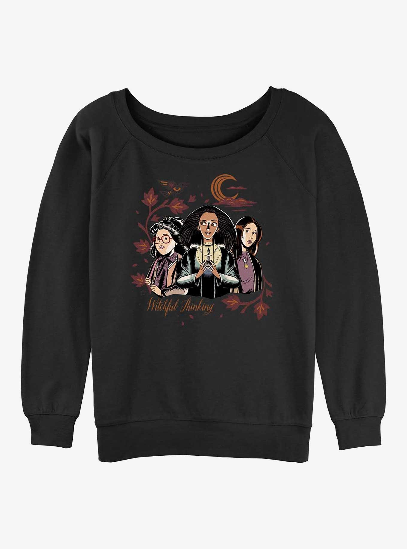 Disney Hocus Pocus Witchful Thinking Izzie, Becca, Cassie Girls Sweatshirt, , hi-res