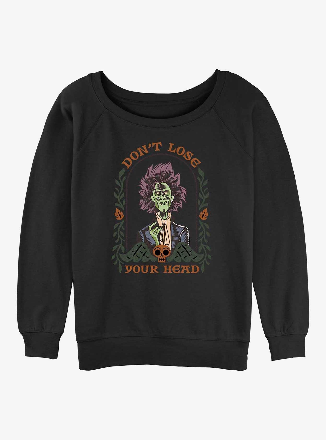 Disney Hocus Pocus Don't Lose Your Head Girls Sweatshirt, BLACK, hi-res