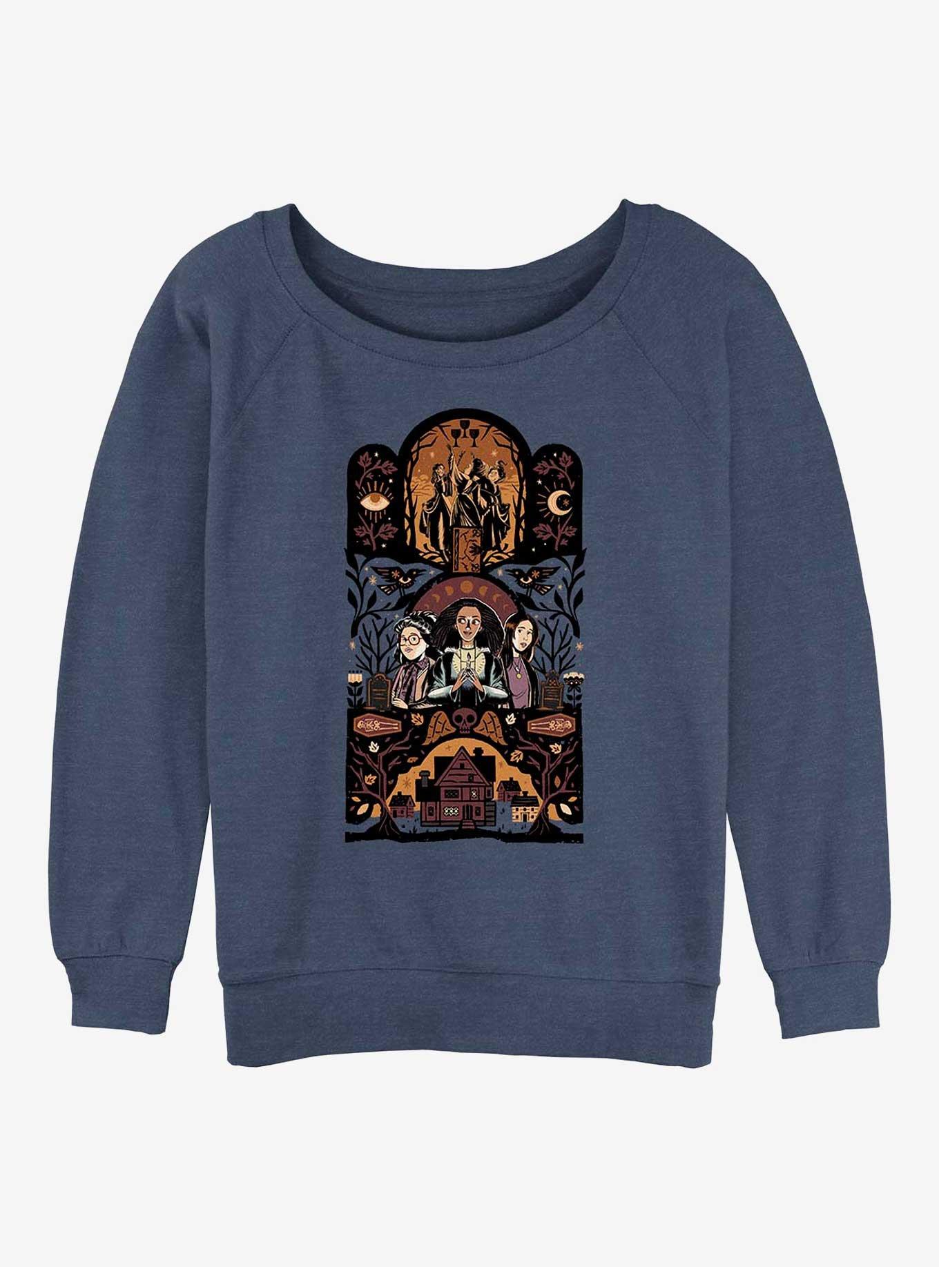 Disney Hocus Pocus Hocus Pocus Triptic Girls Sweatshirt, , hi-res