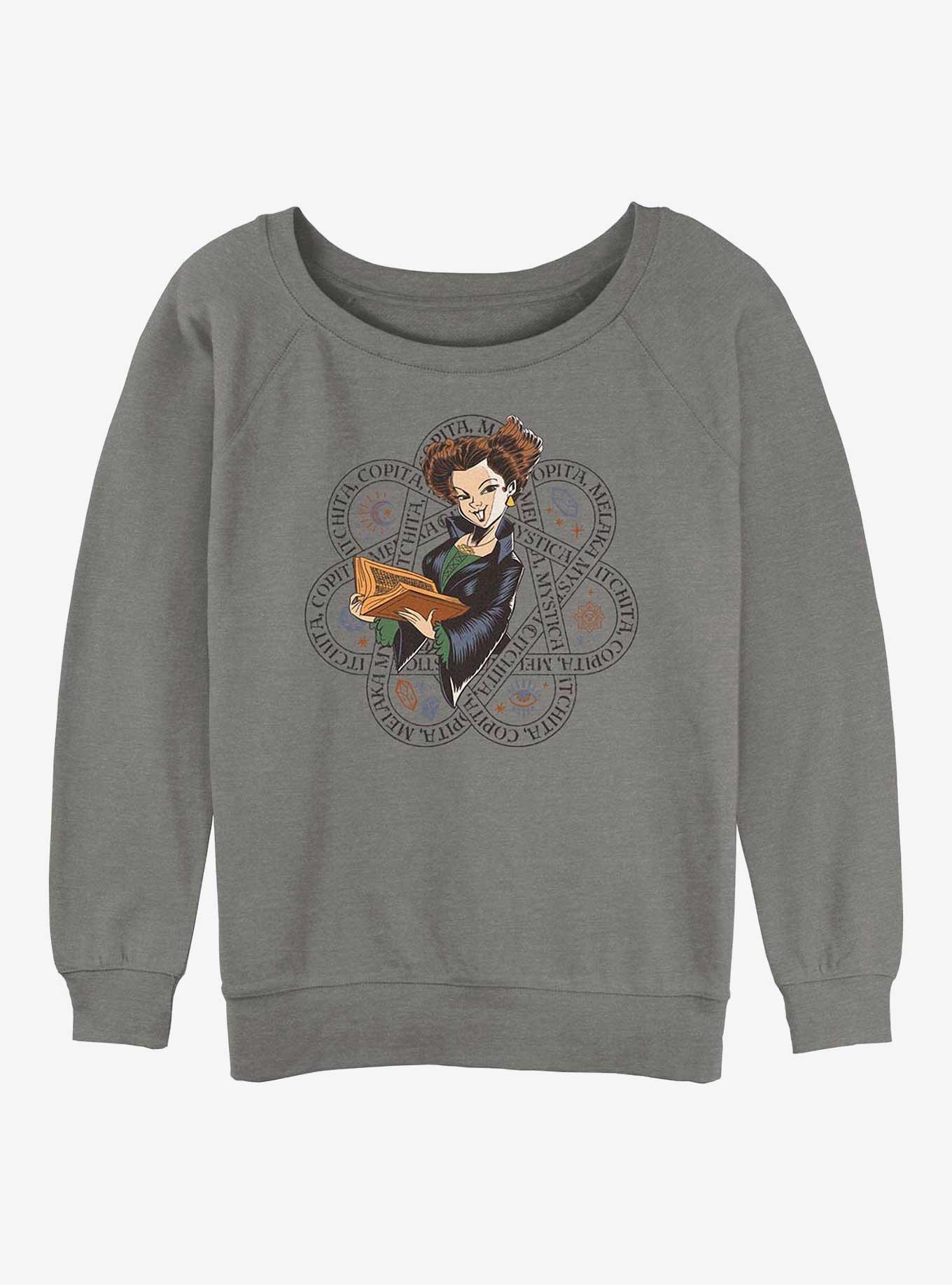 Disney Hocus Pocus Runes Girls Sweatshirt, GRAY HTR, hi-res