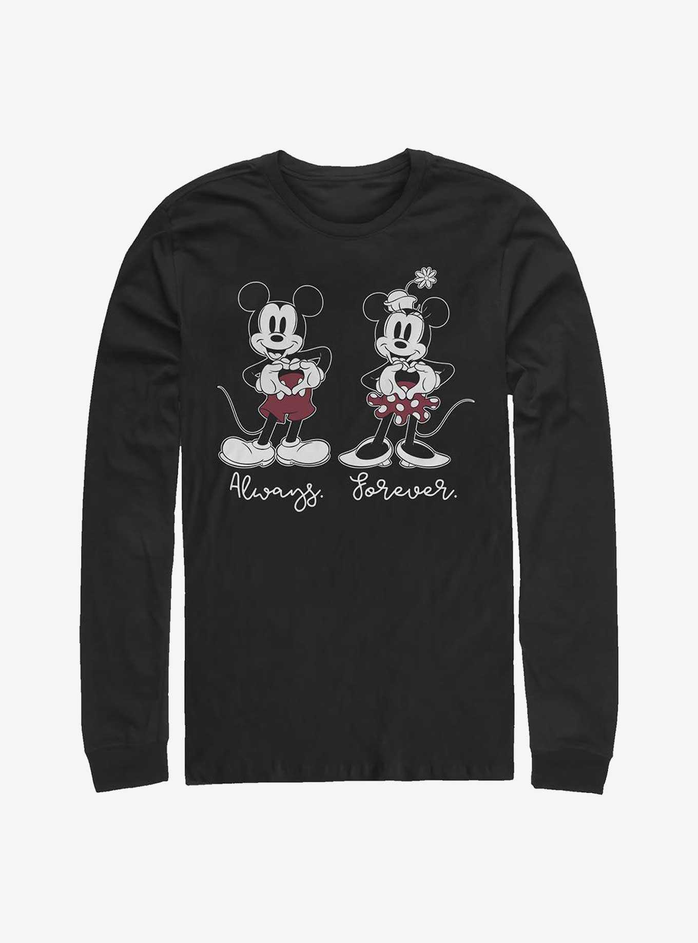 Disney Mickey Mouse & Minnie Mouse Always Forever Long-Sleeve T-Shirt, , hi-res