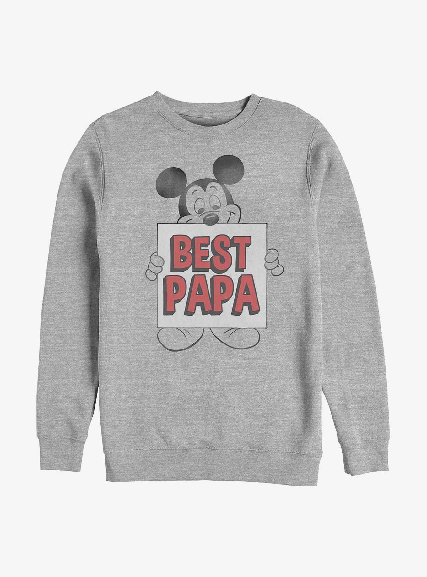 Disney Mickey Mouse Best Papa Sweatshirt