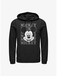 Disney Mickey Mouse Name Stack Hoodie, BLACK, hi-res