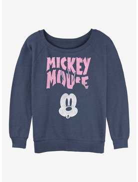 Disney Mickey Mouse Scared Mickey Face Girls Sweatshirt, , hi-res