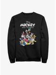 Disney Mickey Mouse Vintage Friends Group Sweatshirt, BLACK, hi-res