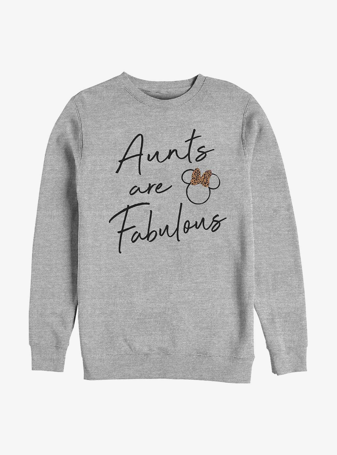 Disney Minnie Mouse Aunts Are Fabulous Sweatshirt, ATH HTR, hi-res