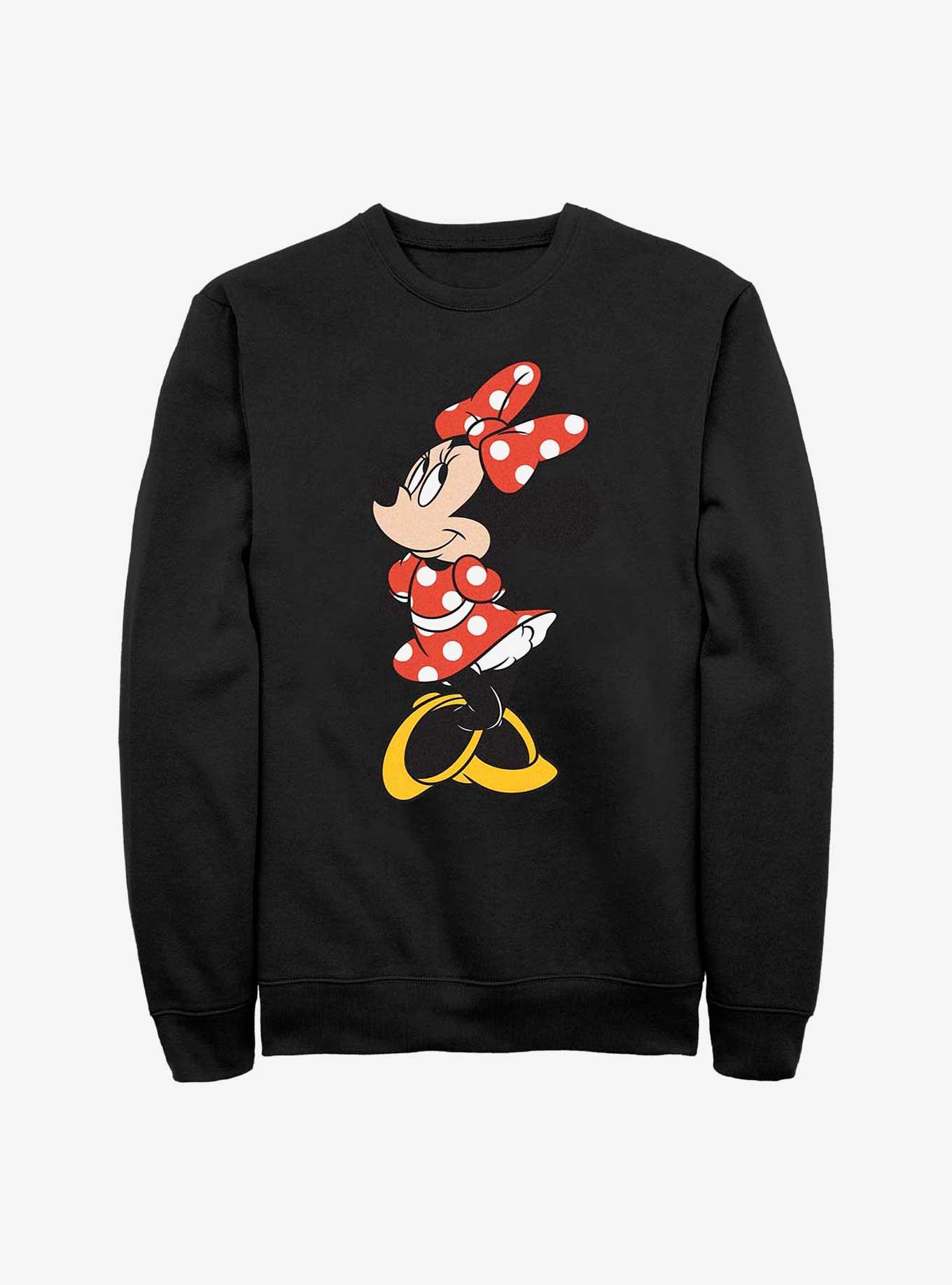 Disney Minnie Mouse Flirty Minnie Sweatshirt, BLACK, hi-res