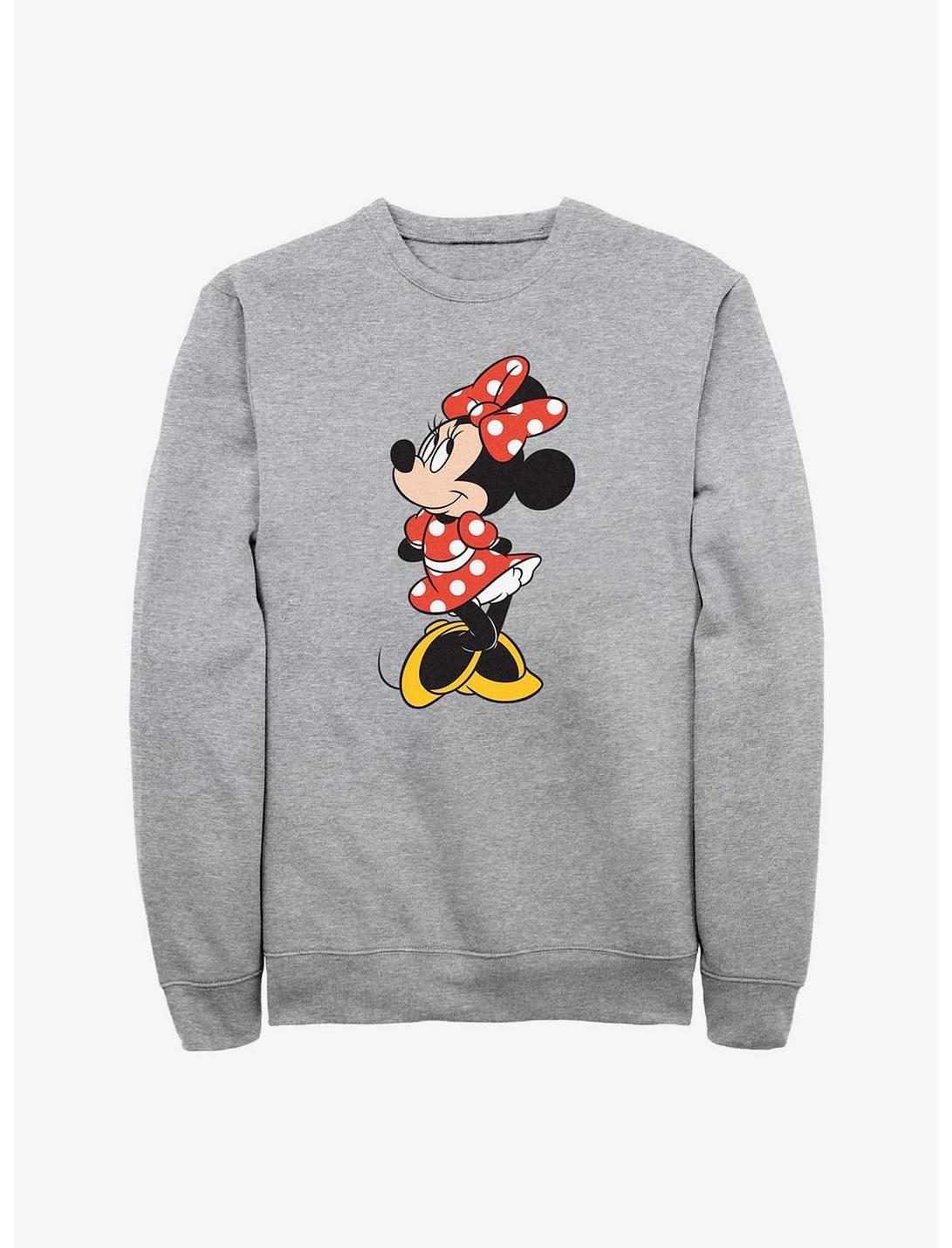 Disney Minnie Mouse Flirty Minnie Sweatshirt, ATH HTR, hi-res