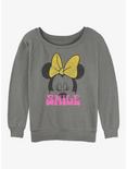 Disney Minnie Mouse Smile Minnie Girls Sweatshirt, GRAY HTR, hi-res