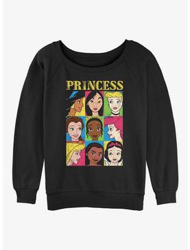 Plus Size Disney Princesses Nine Box Girls Sweatshirt, , hi-res
