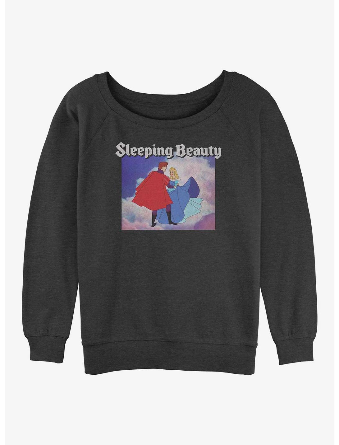 Disney Sleeping Beauty Aurora & Phillip Dance Scene Girls Sweatshirt, CHAR HTR, hi-res