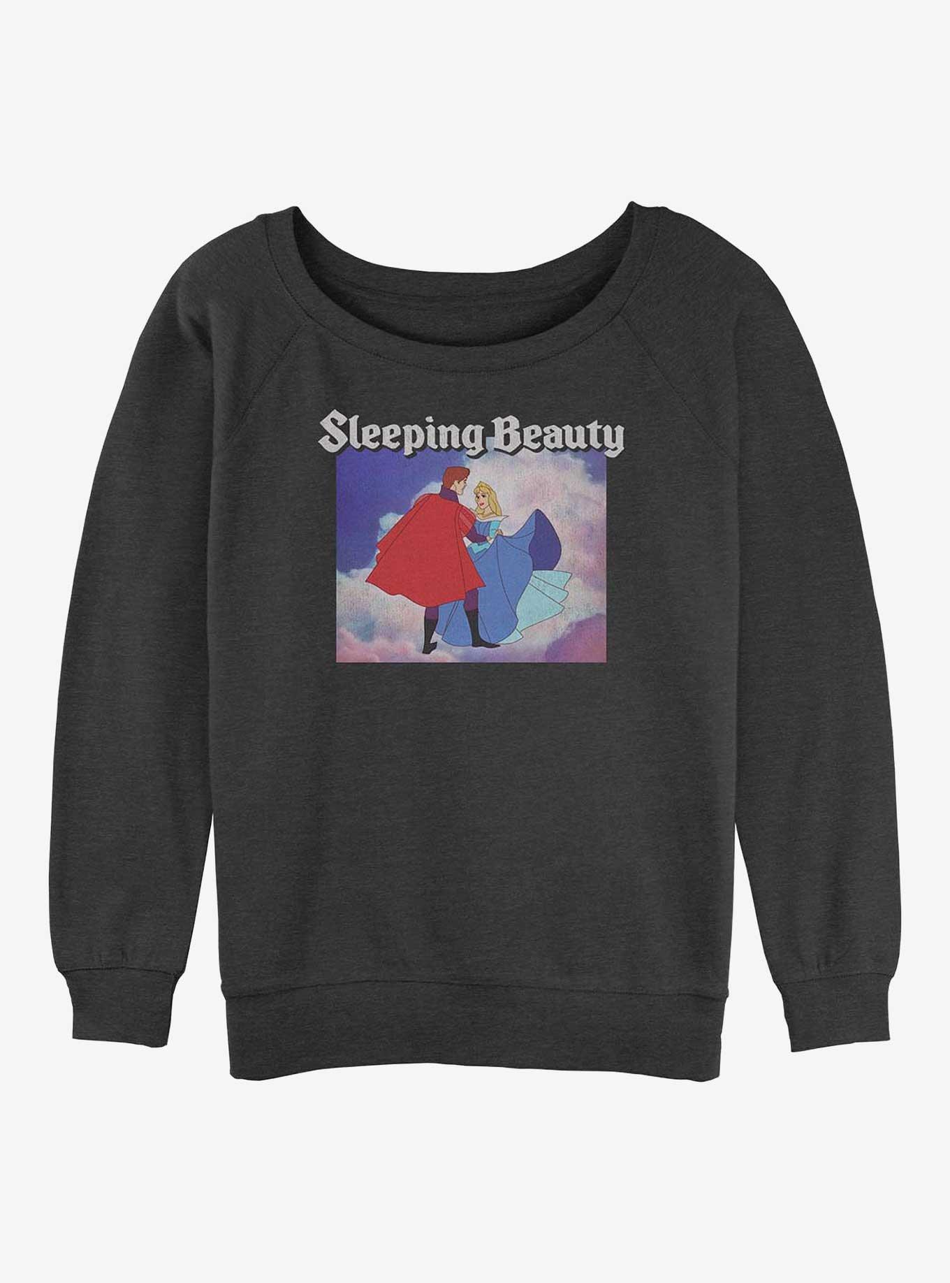 Disney Sleeping Beauty Aurora & Phillip Dance Scene Girls Sweatshirt, CHAR HTR, hi-res