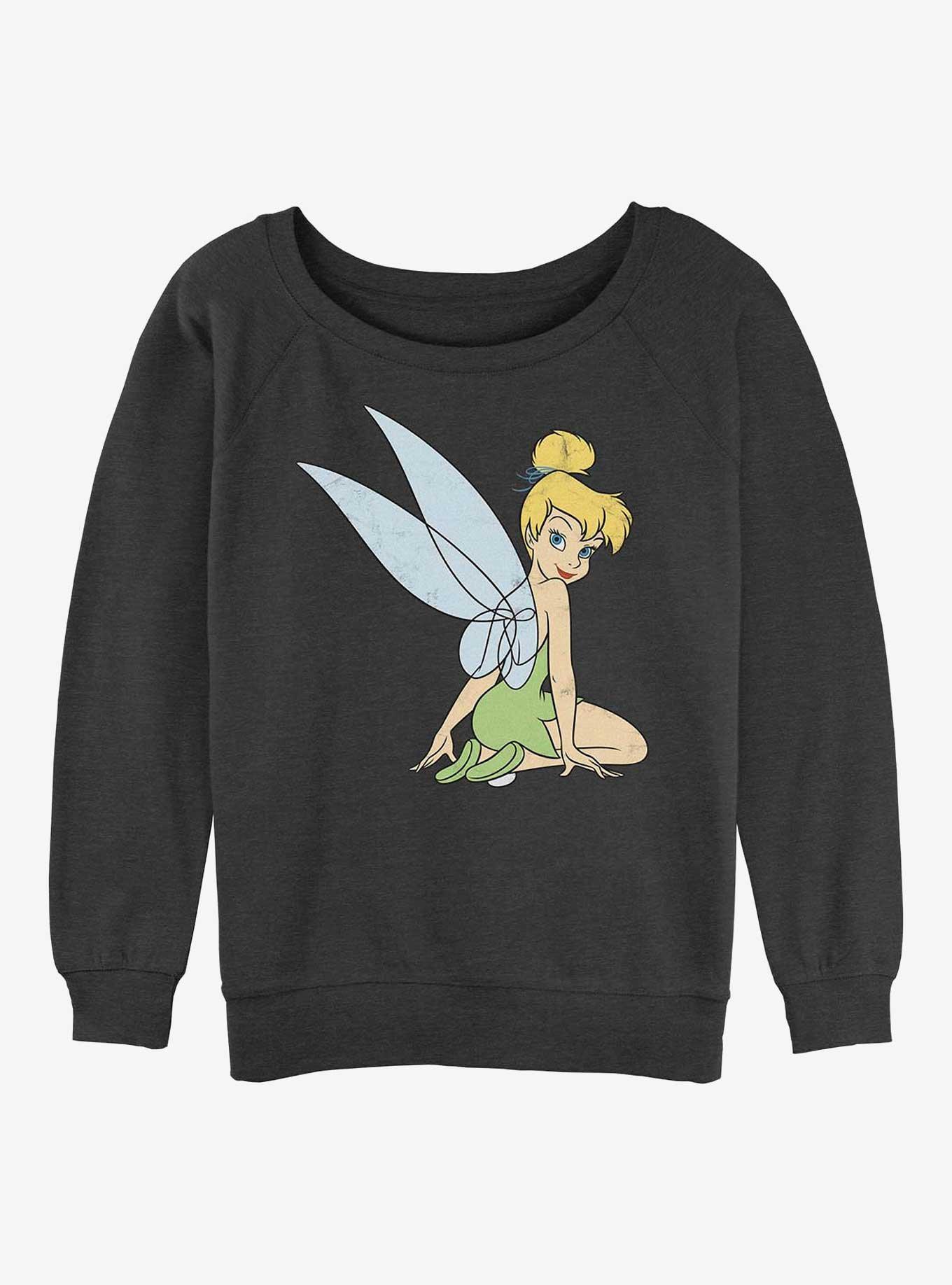 Disney Tinker Bell Tink Wings Girls Sweatshirt, BLACK, hi-res