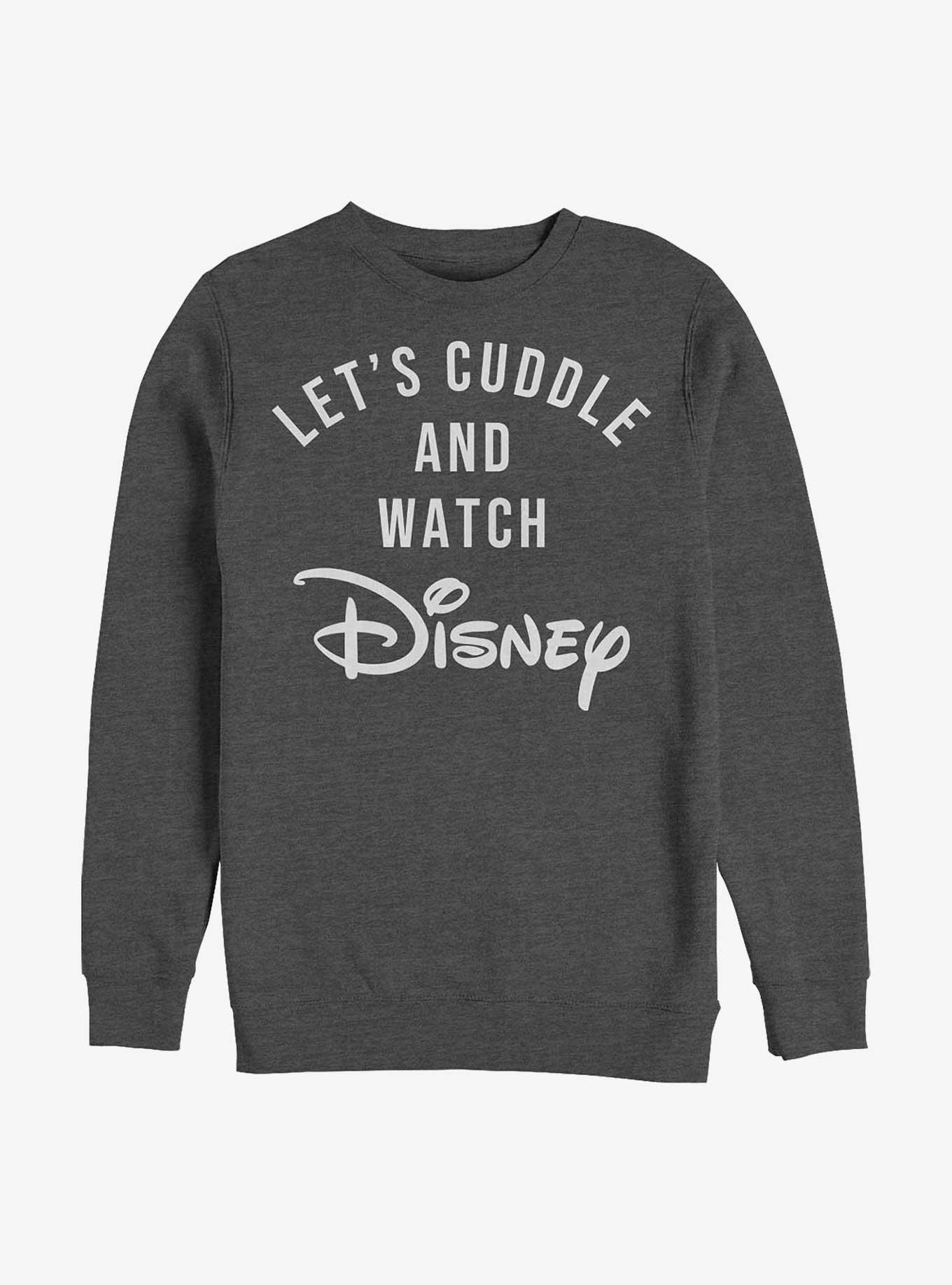 Disney Let's Cuddle And Watch Disney Sweatshirt, , hi-res