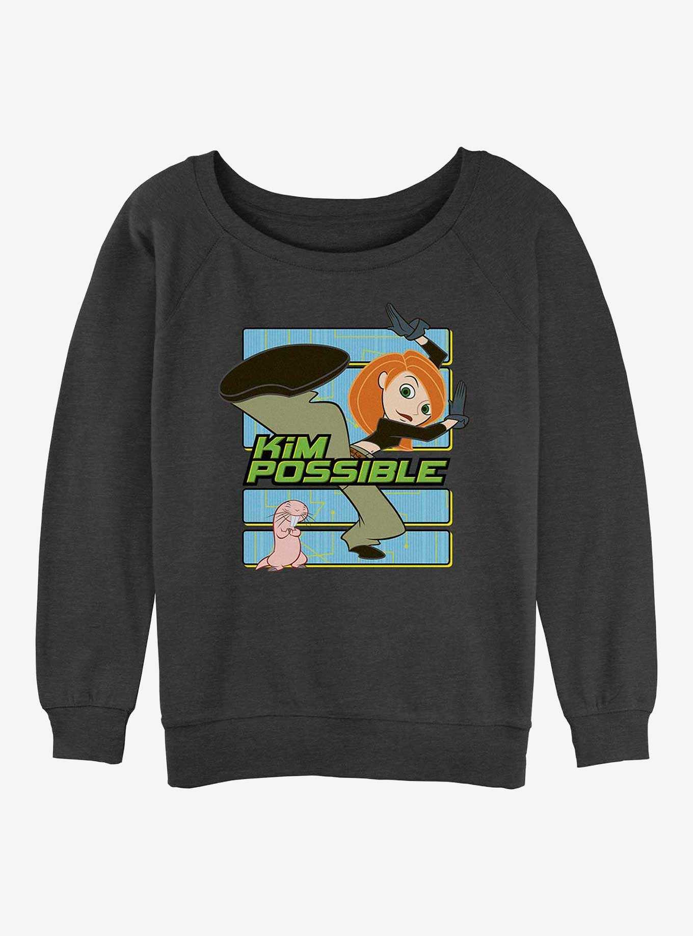Disney Kim Possible Kung Fu Kick Girls Sweatshirt, , hi-res