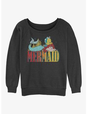 Disney The Little Mermaid Vintage Gradient Girls Sweatshirt, , hi-res