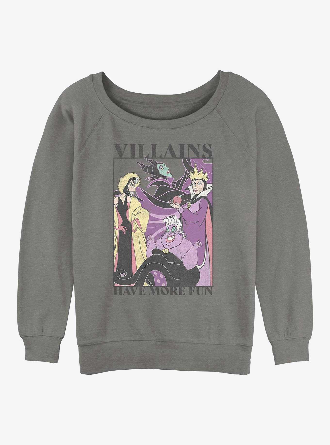 Disney Villains Have More Fun Box Girls Sweatshirt, GRAY HTR, hi-res