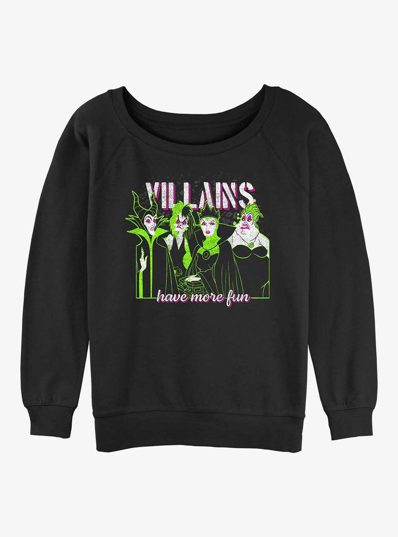 Disney Villains Grunge Have More Fun Girls Sweatshirt