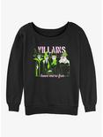 Disney Villains Grunge Villains Have More Fun Girls Sweatshirt, BLACK, hi-res