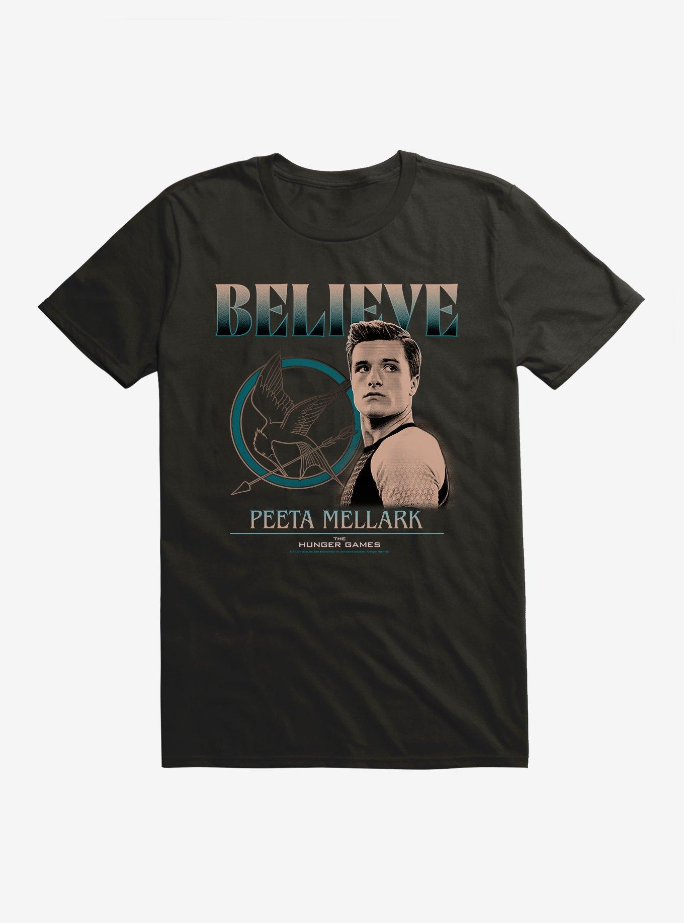 Hunger Games Peeta Mallark Believe T-Shirt, BLACK, hi-res