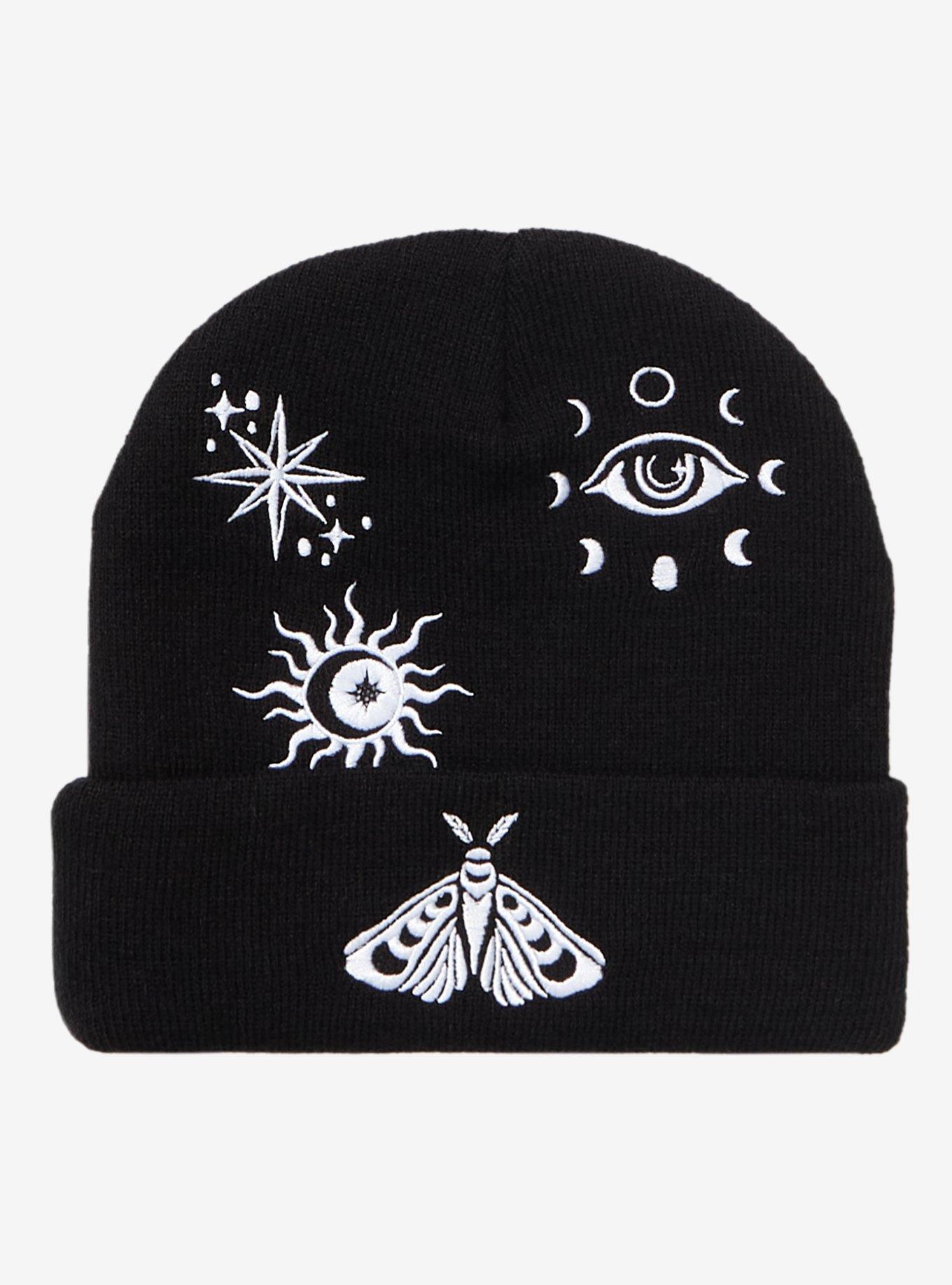 Celestial Dark Symbols Beanie, , hi-res