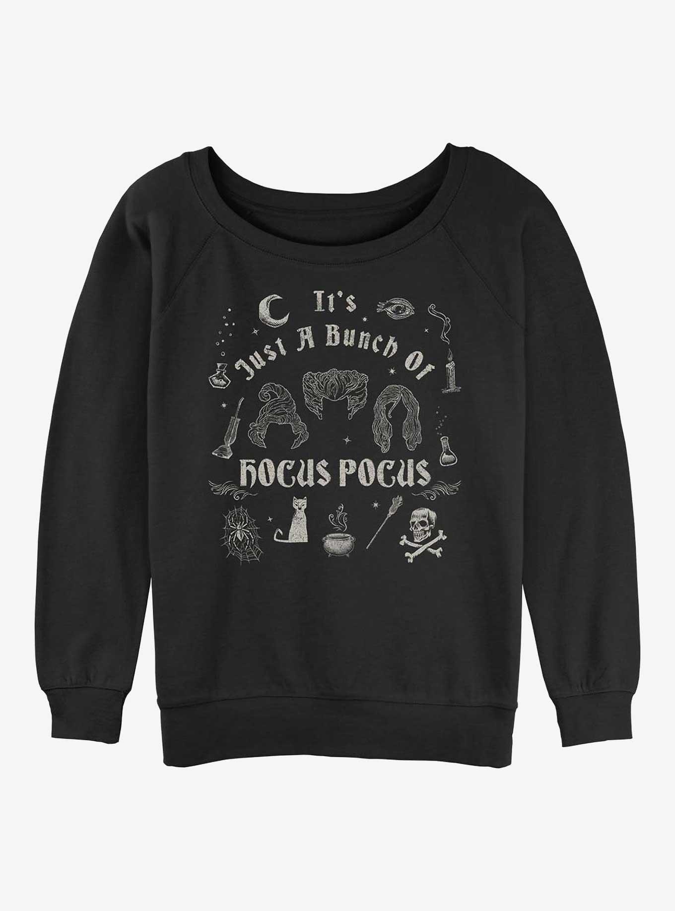 Disney Hocus Pocus A Bunch of Hocus Pocus Womens Slouchy Sweatshirt