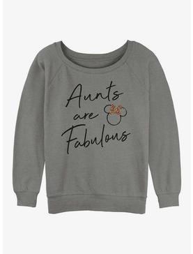 Plus Size Disney Minnie Mouse Fabulous Aunt Womens Slouchy Sweatshirt, , hi-res