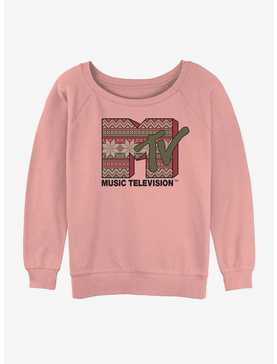 MTV Christmas Womens Slouchy Sweatshirt, , hi-res