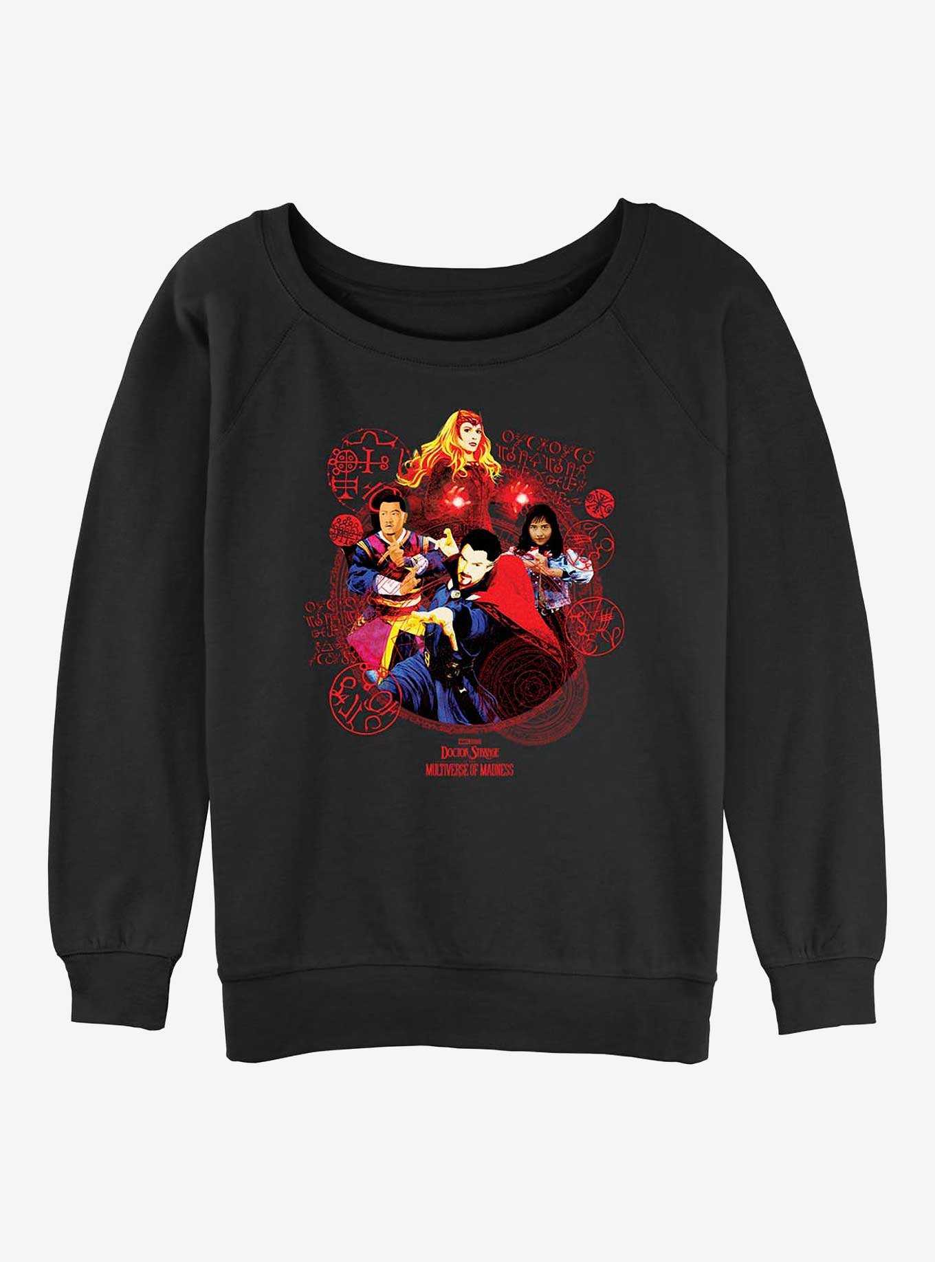 Marvel Doctor Strange in the Multiverse of Madness Badge of Heroes Womens Slouchy Sweatshirt, , hi-res