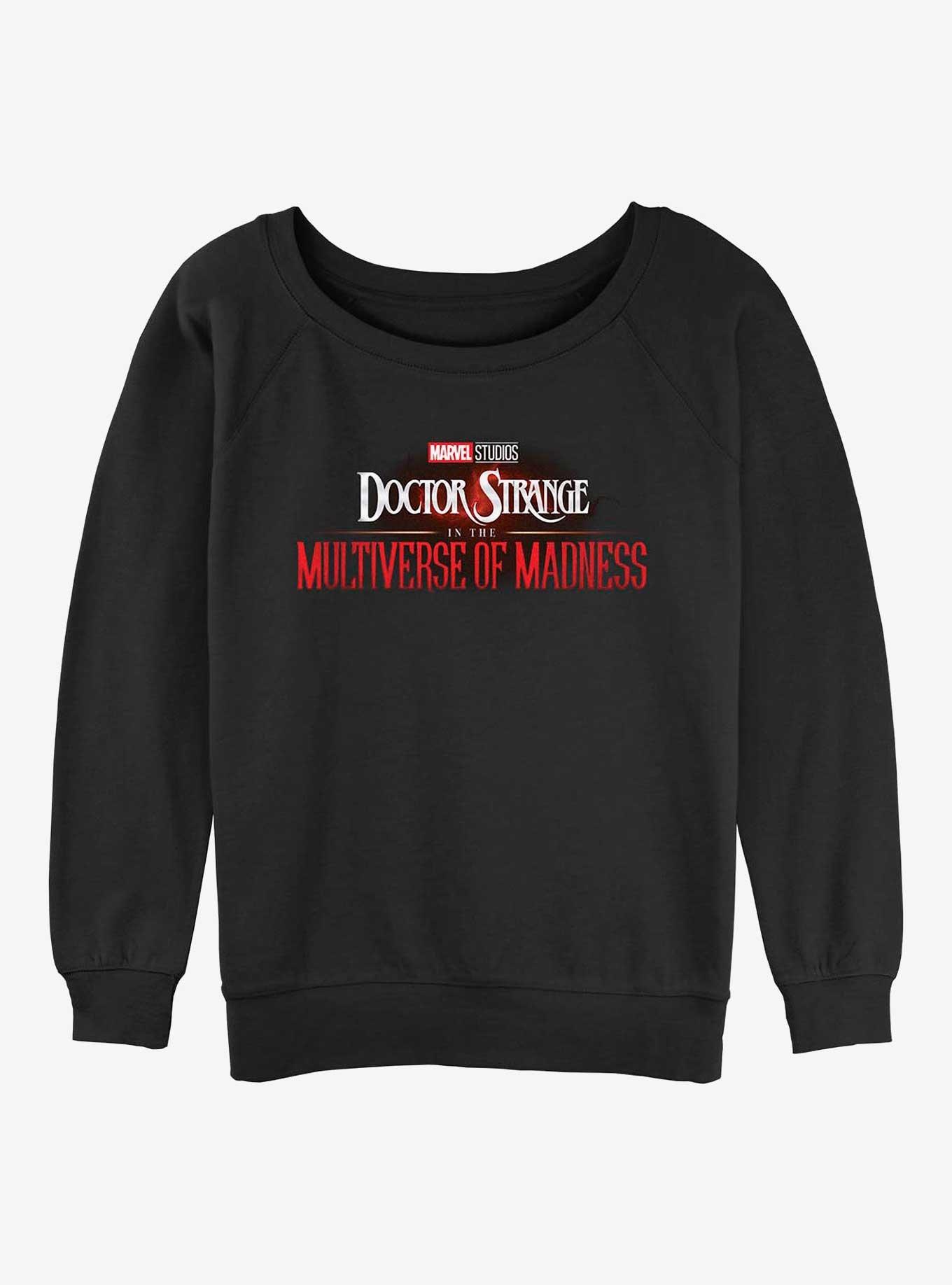 Marvel Doctor Strange in the Multiverse of Madness Logo Womens Slouchy Sweatshirt