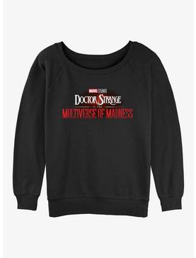 Plus Size Marvel Doctor Strange in the Multiverse of Madness Logo Womens Slouchy Sweatshirt, , hi-res