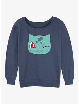 Pokemon Bulbasaur Face Womens Slouchy Sweatshirt, , hi-res