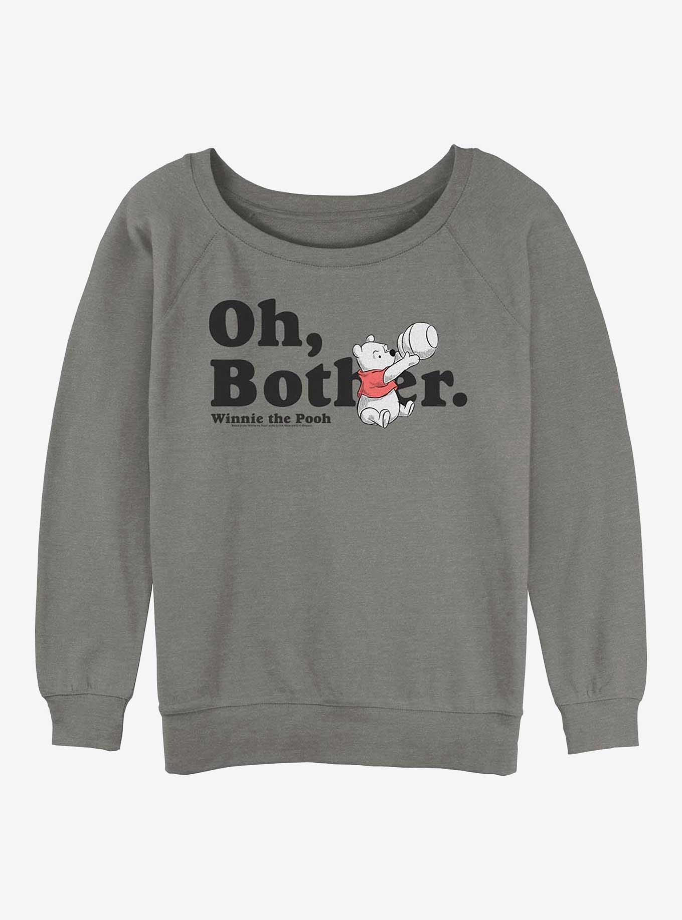 Disney Winnie The Pooh More Bothers Womens Slouchy Sweatshirt