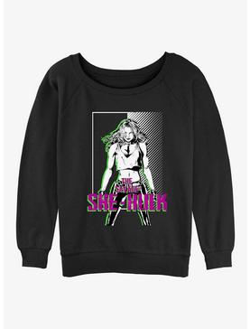 Marvel She-Hulk She Bad Womens Slouchy Sweatshirt, , hi-res