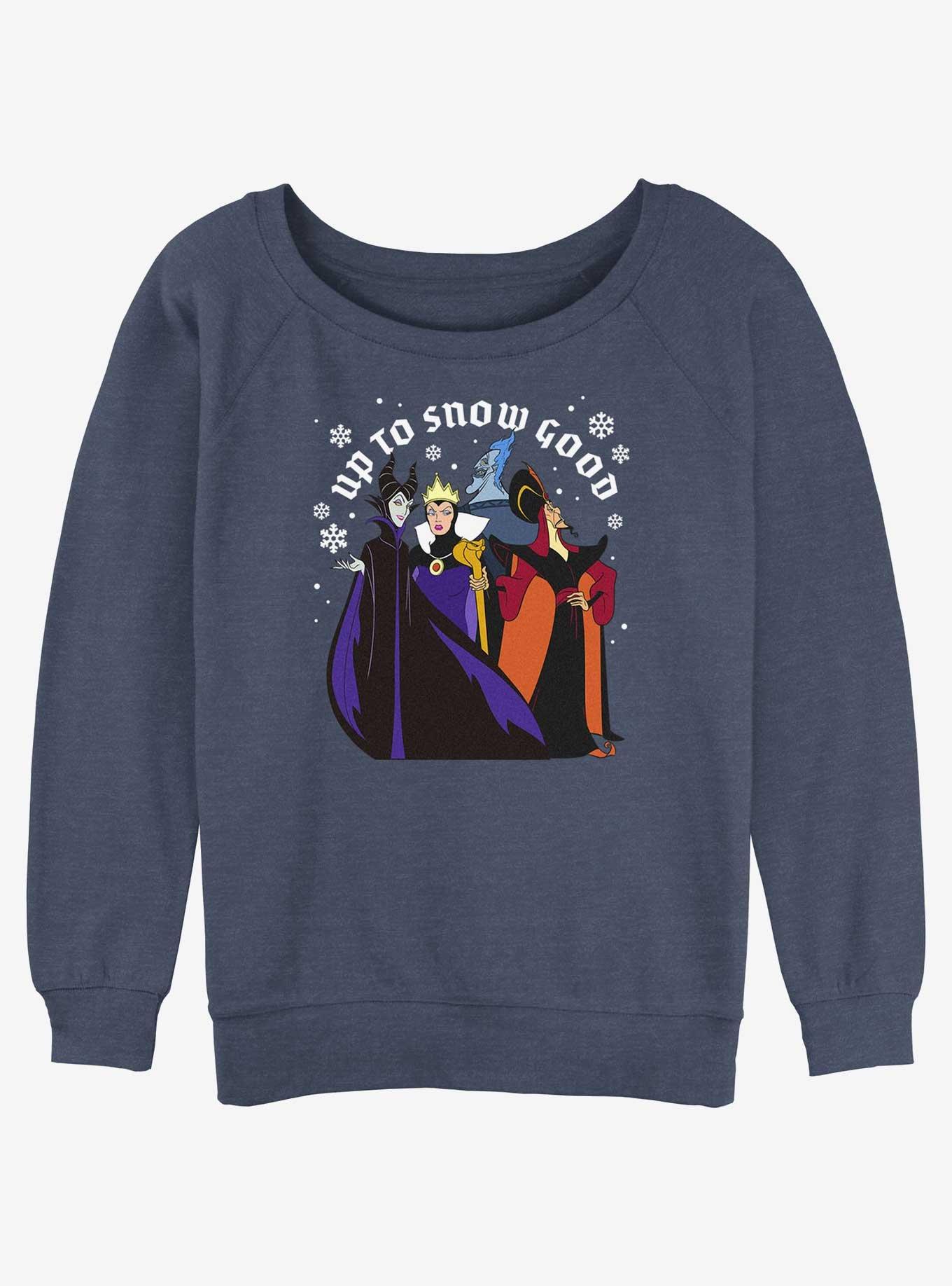 Disney Villains Up To Snow Good Womens Slouchy Sweatshirt, , hi-res