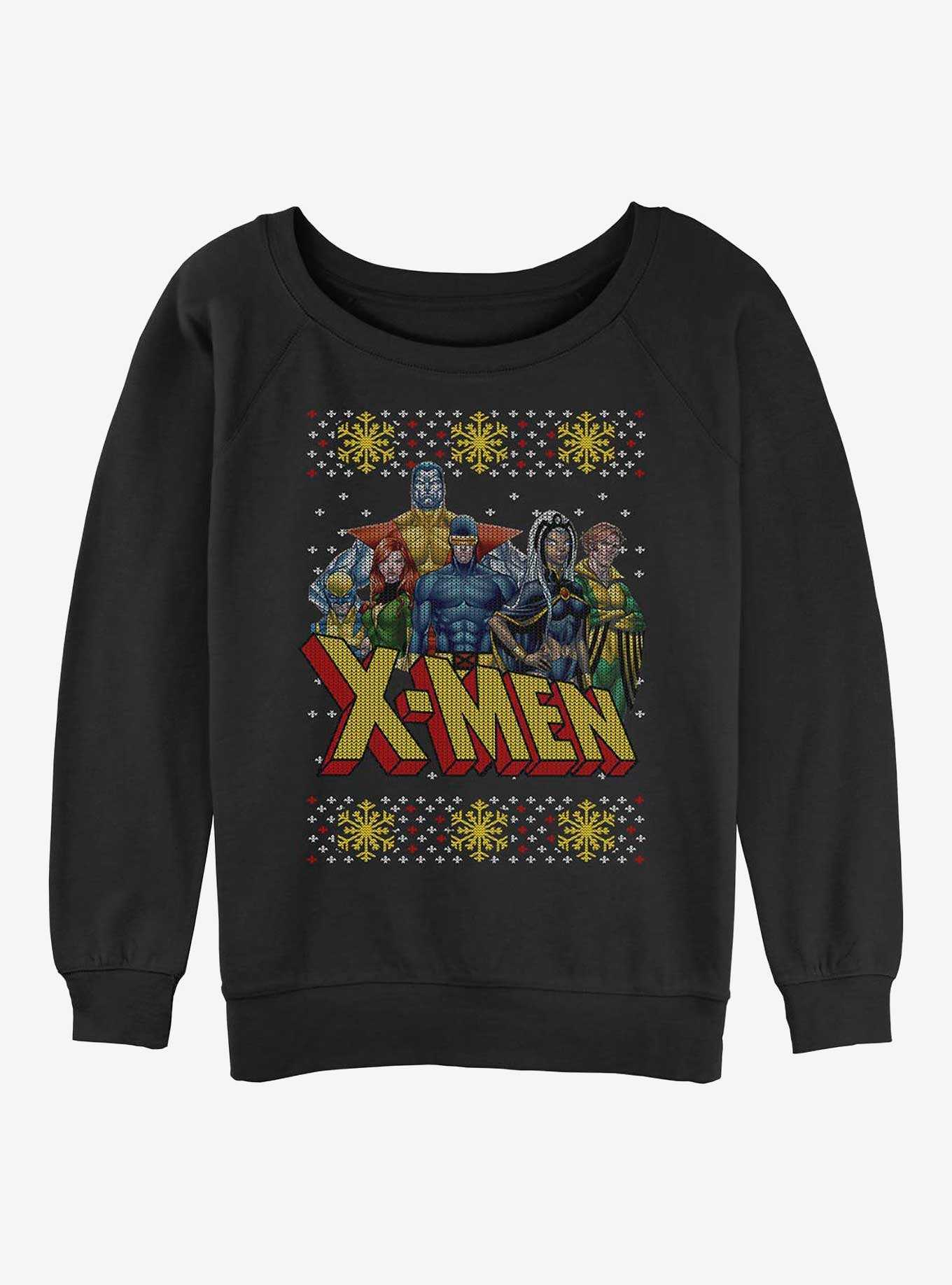 Marvel X-Men Hero Group Womens Slouchy Sweatshirt, , hi-res