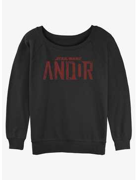 Star Wars Andor Logo Womens Slouchy Sweatshirt, , hi-res