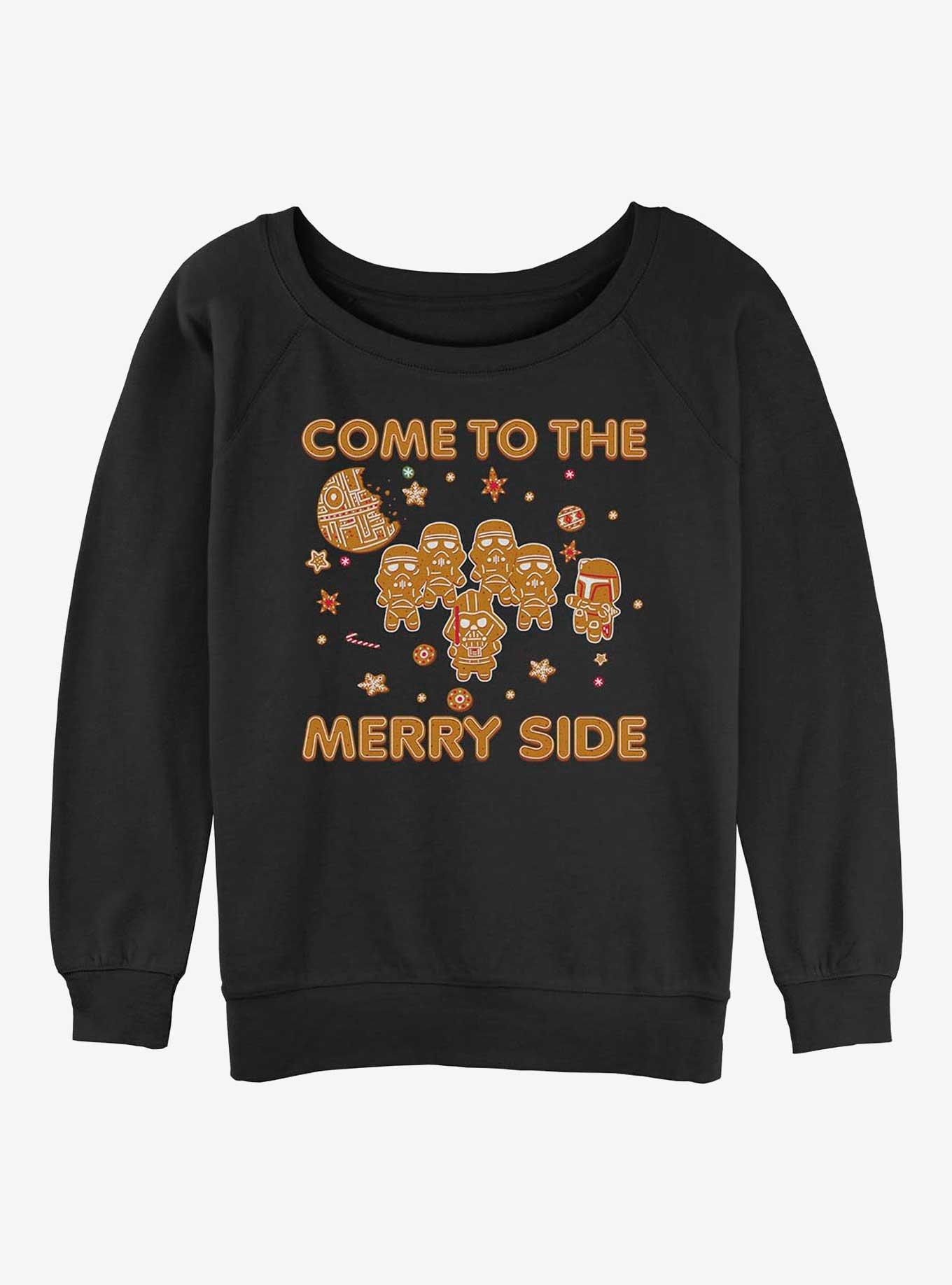 Star Wars Gingerbread Side Womens Slouchy Sweatshirt, , hi-res