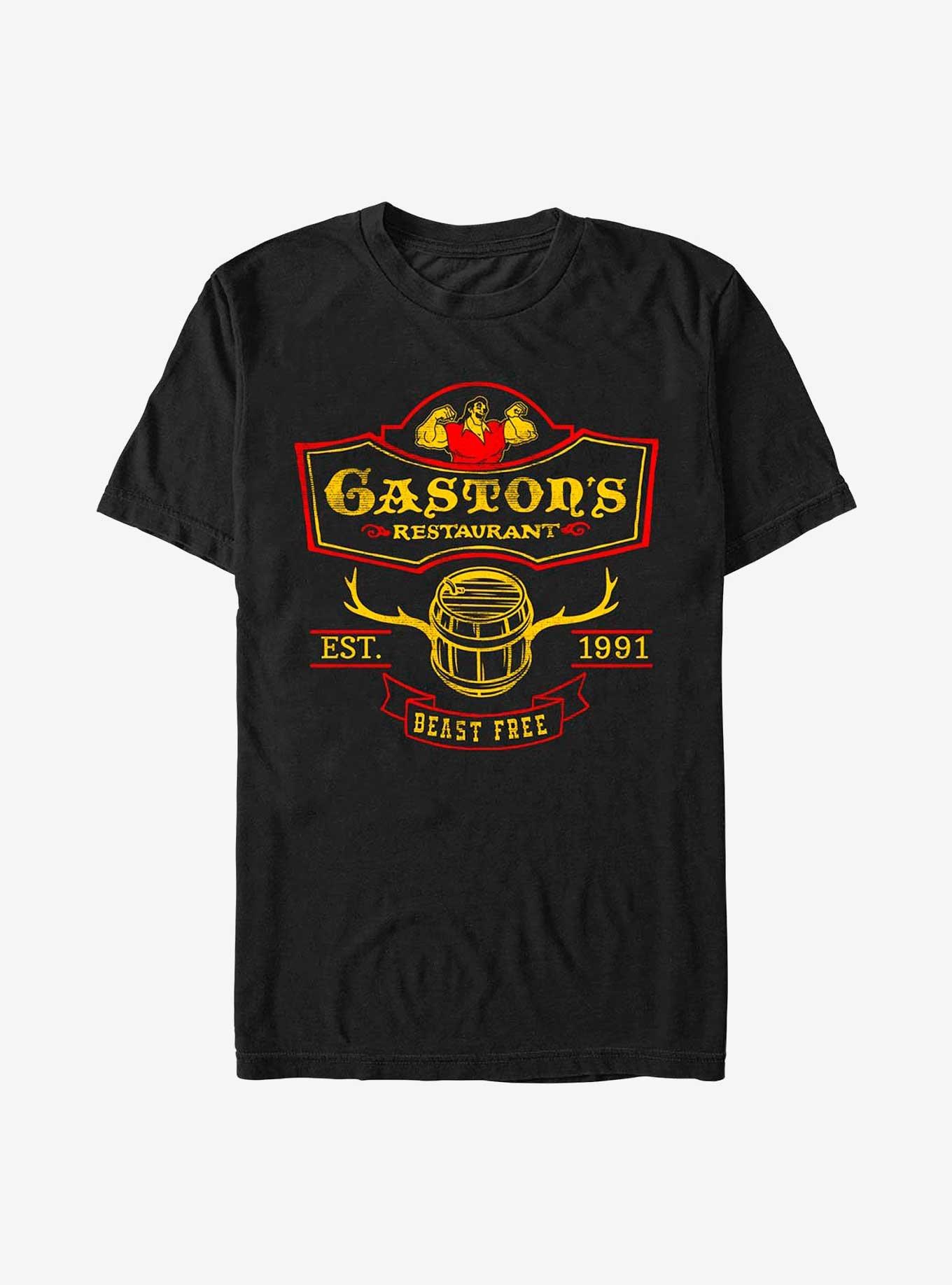 Disney Beauty And The Beast Gaston's Restaurant T-Shirt, , hi-res