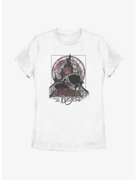 Disney Beauty And The Beast Stained Glass Poster Womens T-Shirt, , hi-res