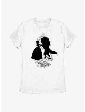 Disney Beauty And The Beast Rose Silhouette Womens T-Shirt, , hi-res