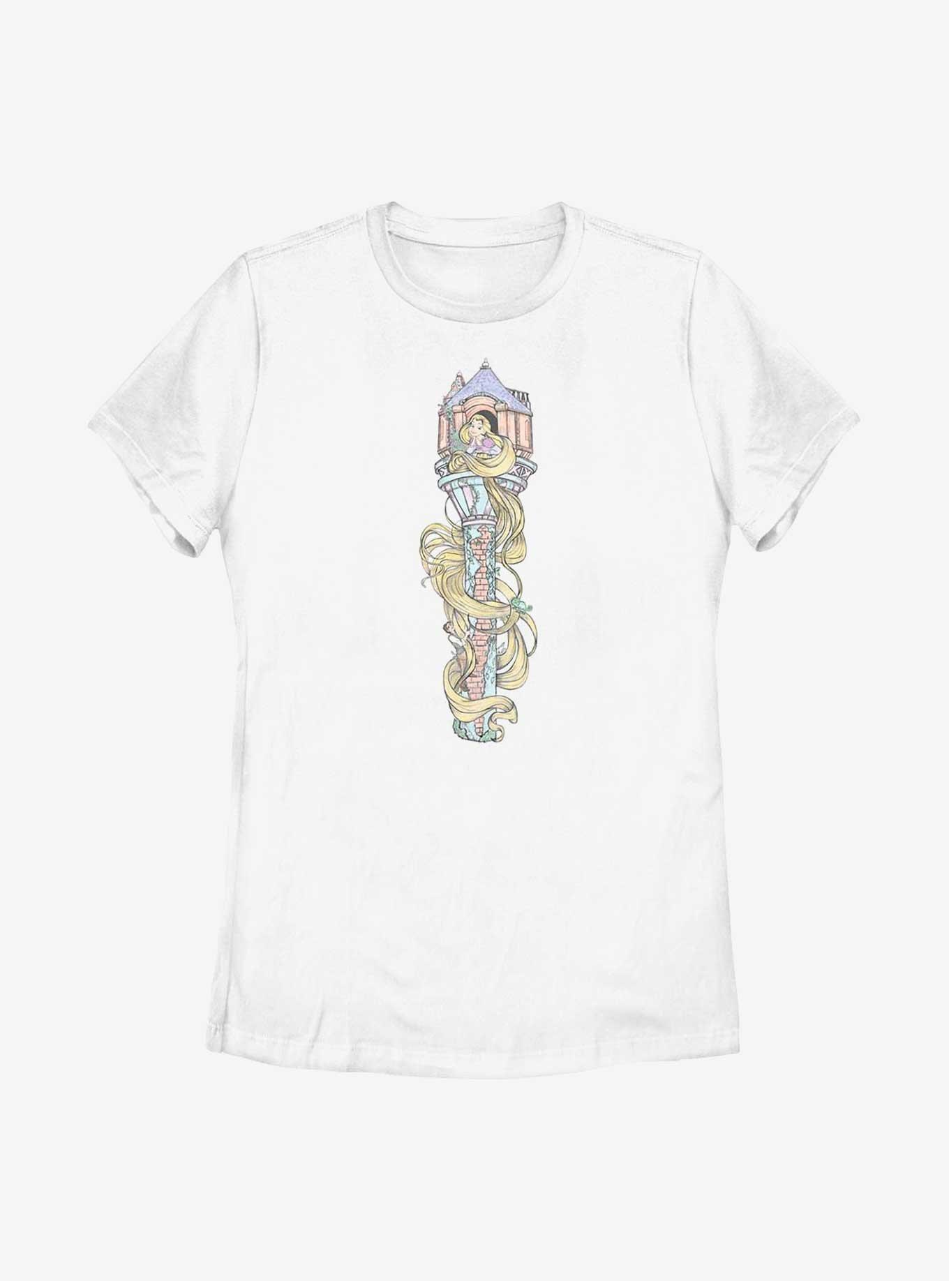 Disney Tangled Rapunzel Let Down Your Hair Womens T-Shirt, WHITE, hi-res